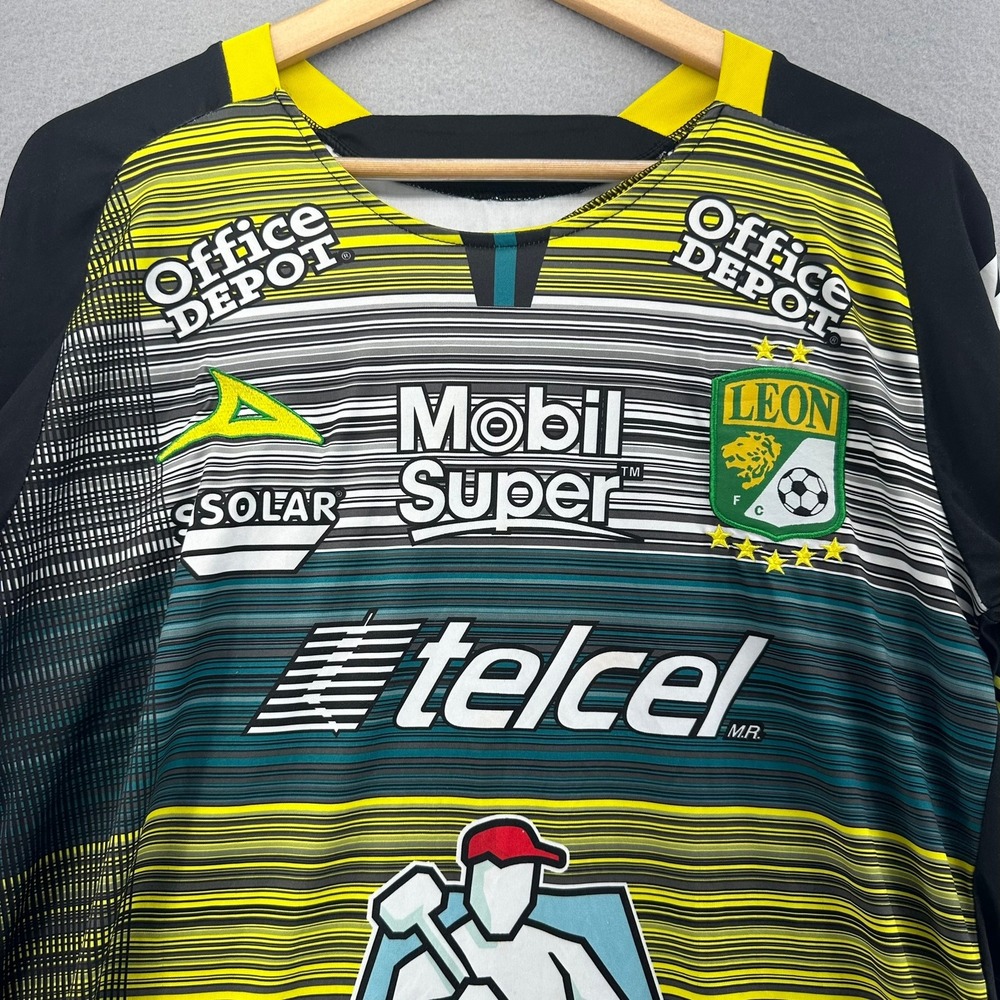 2019/20 Club Leon Ismael Sosa No. 7 Pirma Green Soccer Jersey Champion Season M